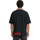 MONGO! 'Disclosure' Organic T Shirt - Black/Red
