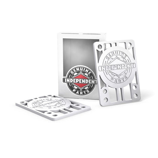 INDEPENDENT Riser Pads (Pack of 2) WHITE 1/8''
