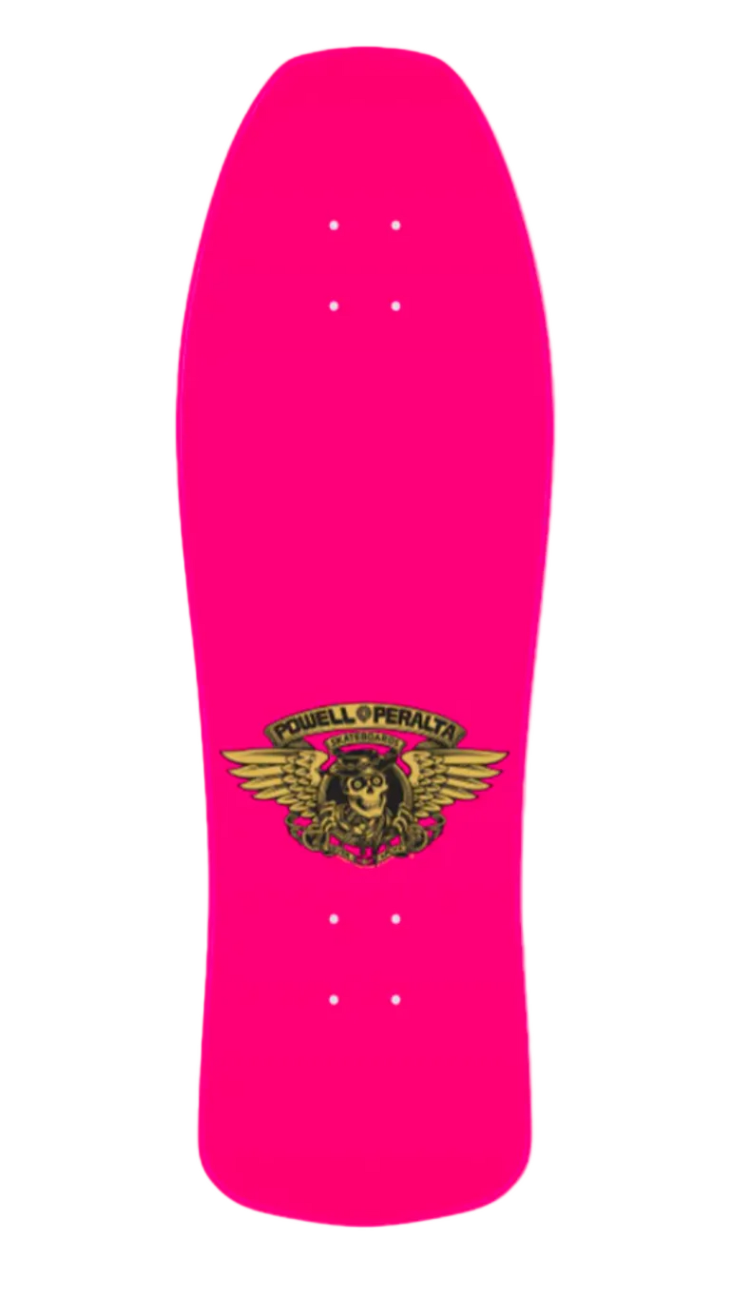 Powell Peralta Ray Underhill Cross Reissue Skateboard Deck Pink/Gold Foil - 9.9 x 31.5