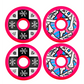 Powell Peralta Cross Bones Skateboard Wheels 64mm 97a - Pink (4 pack)