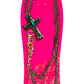 Powell Peralta Ray Underhill Cross Reissue Skateboard Deck Pink/Gold Foil - 9.9 x 31.5