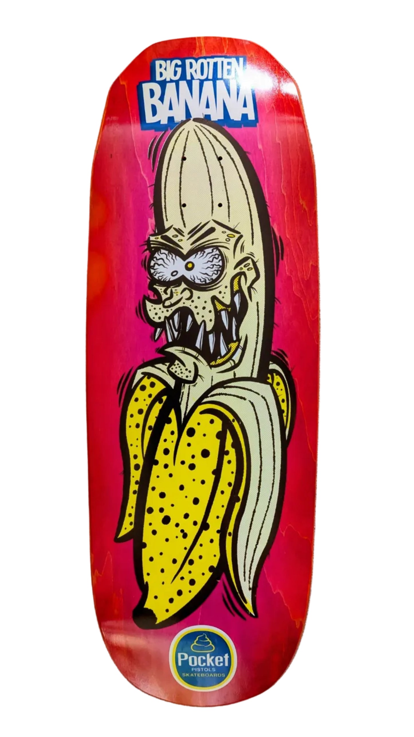 Pocket Pistols Rotten Banana Gigante Pink/Orange 10.75'' Deck