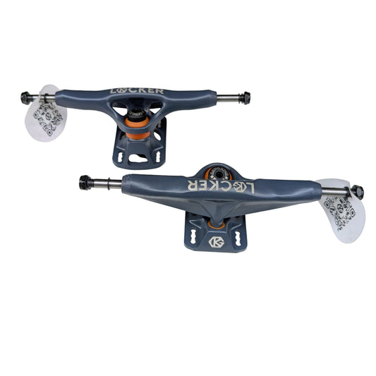 Grindking Locker 2 Trucks - 8.5" - Battleship Grey