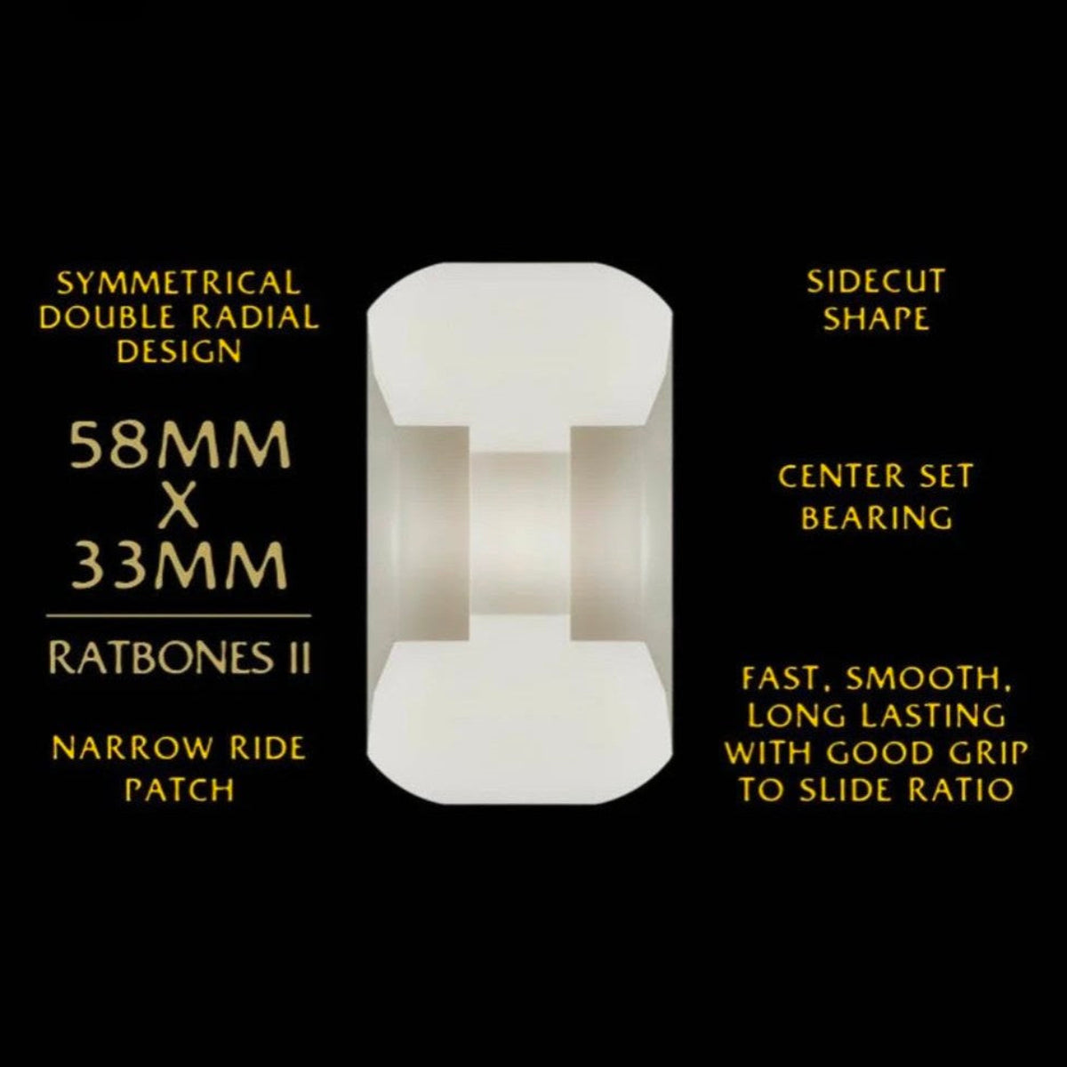 Powell Dragon Rat bones 2 58x33mm 95a Wheels