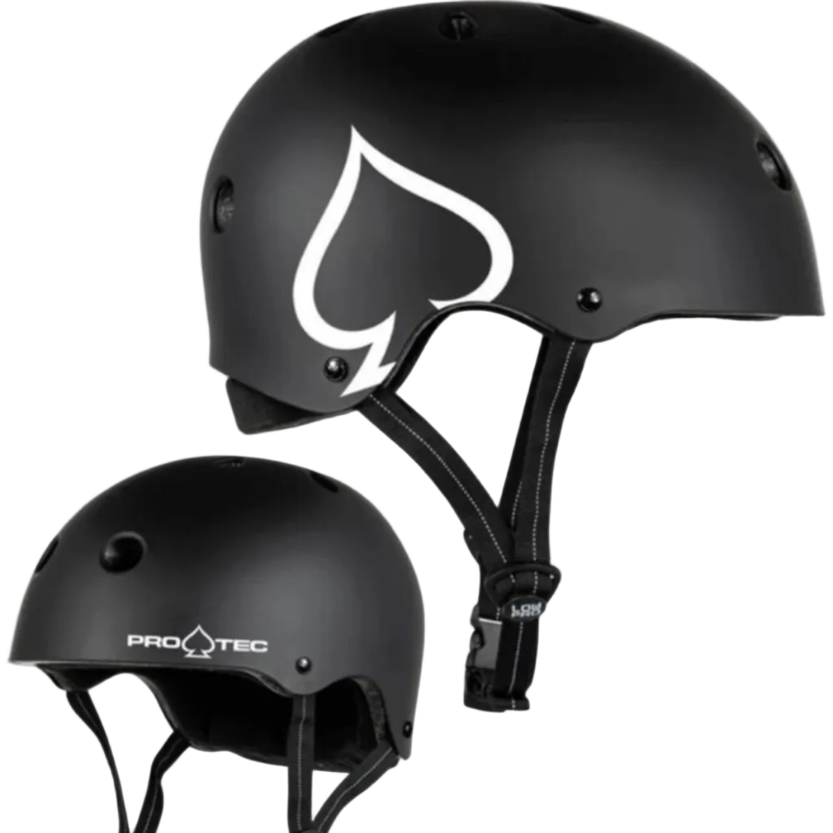 Pro-Tec Low Pro Certified Helmet - Black (Matt)