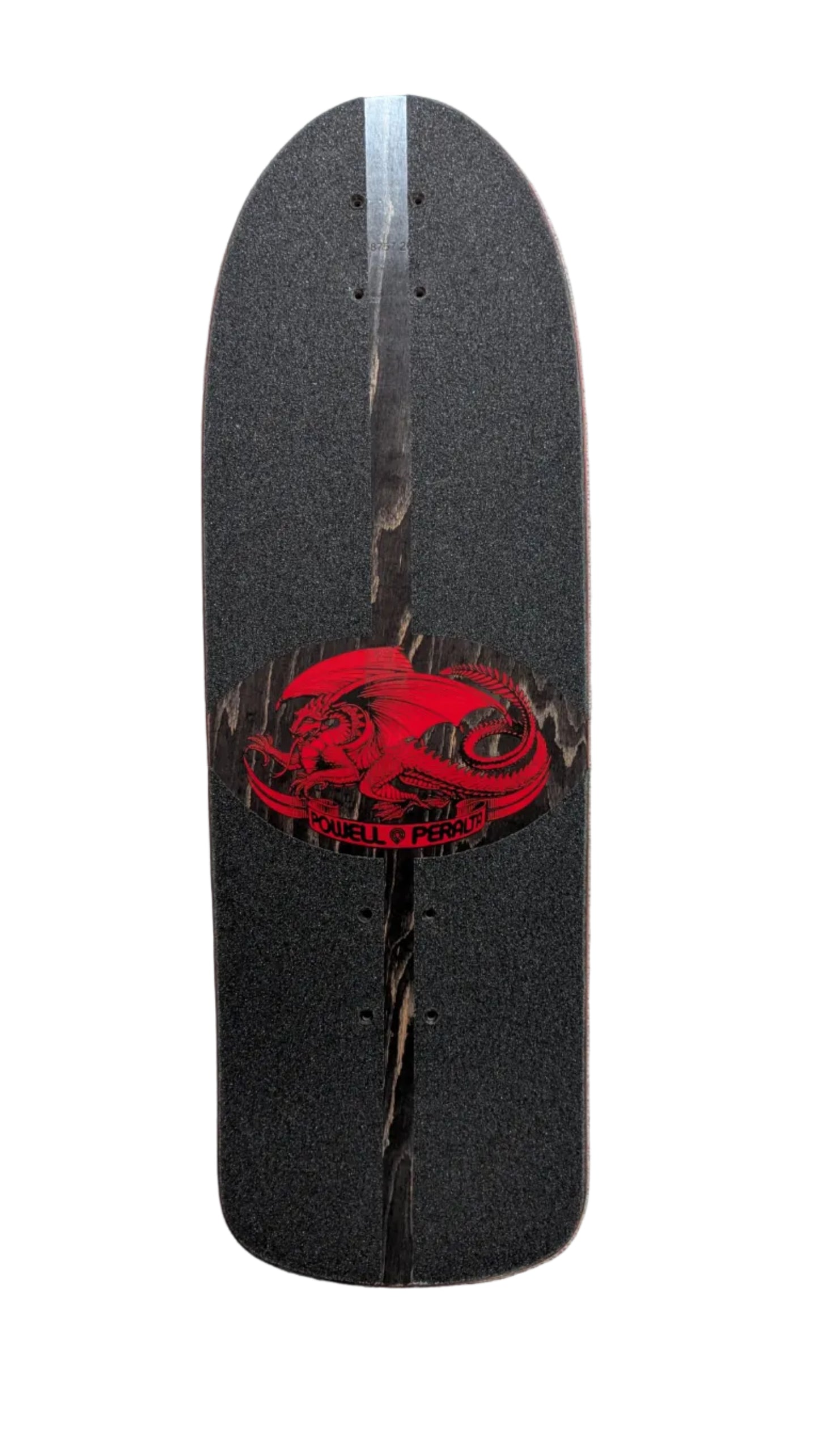 Powell Peralta Ripper Chequer Black Stain 10" Deck - Ex Display