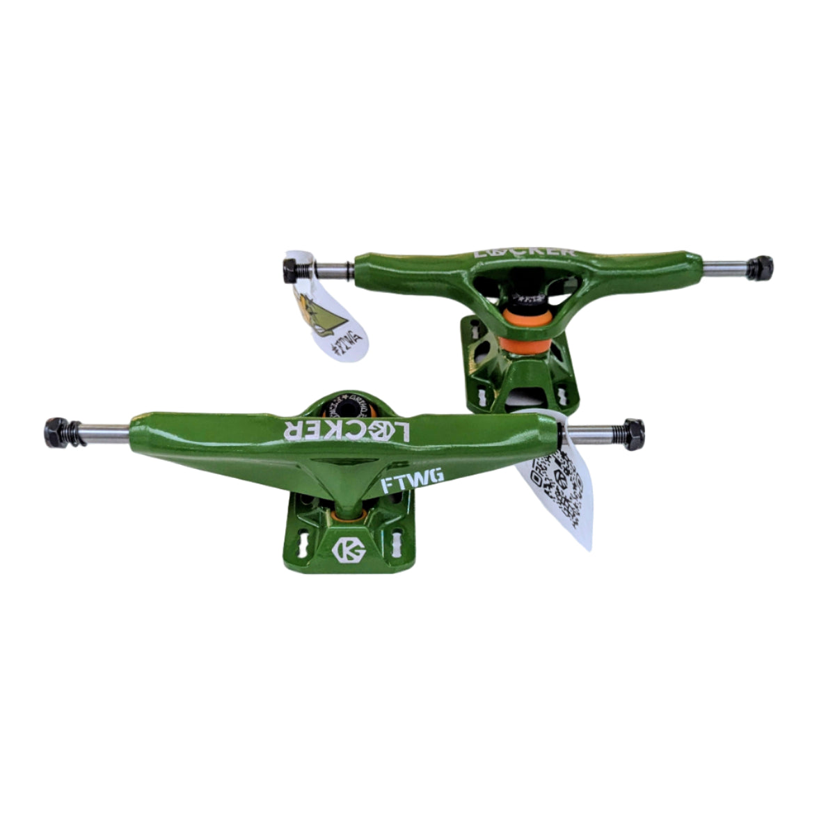 Grindking Locker 2 Trucks - 9.5" - FTWG Green