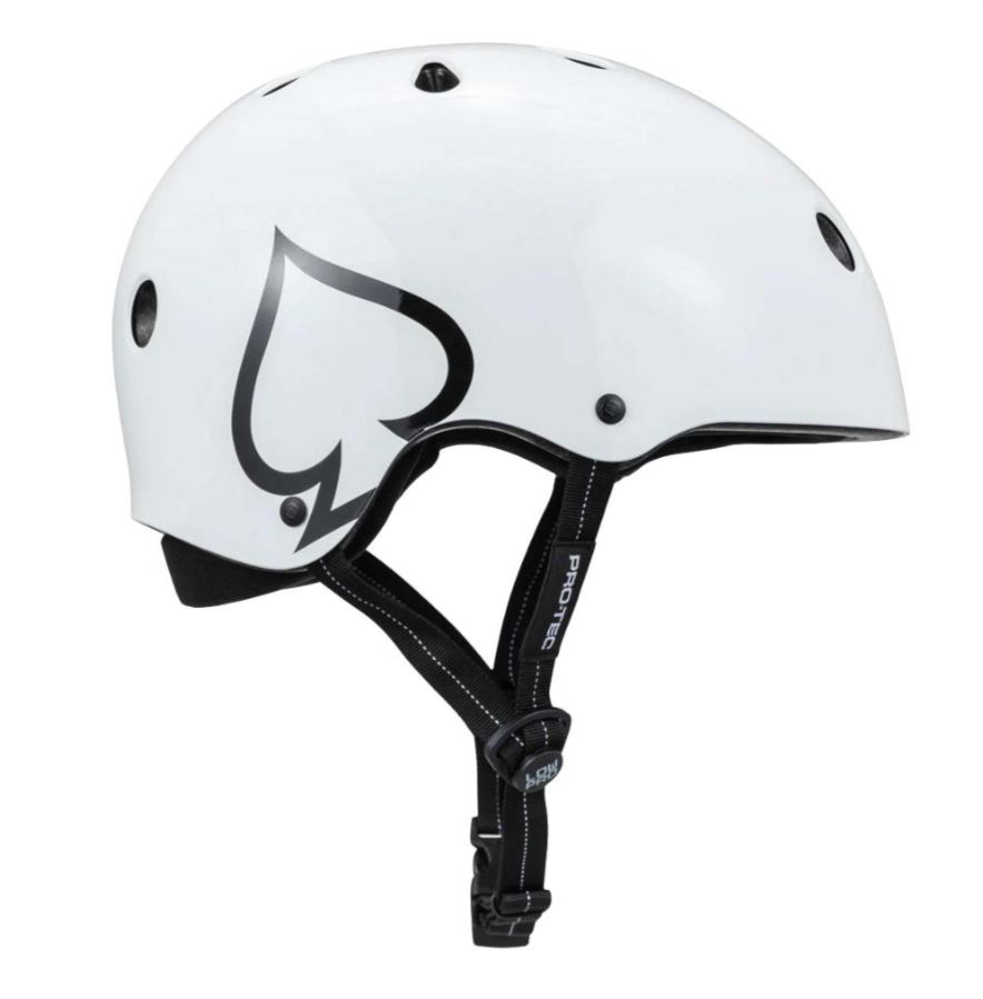 Pro-Tec Low Pro Certified Helmet - White (Gloss)