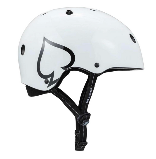 Pro-Tec Low Pro Certified Helmet - White (Gloss)