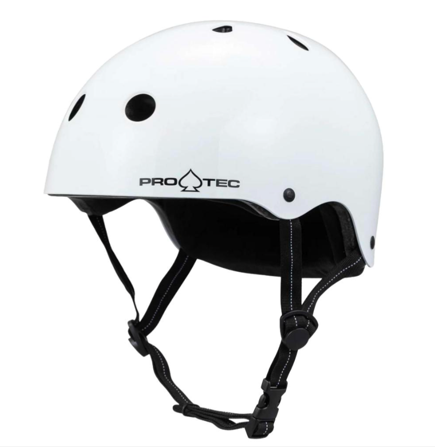 Pro-Tec Low Pro Certified Helmet - White (Gloss)