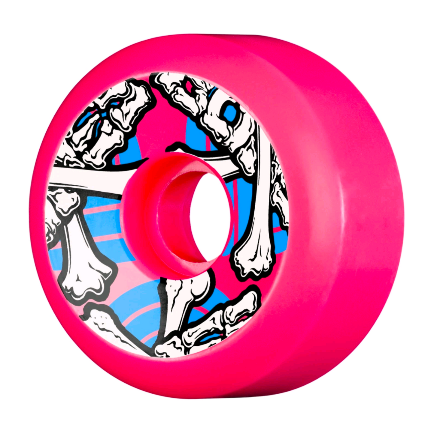 Powell Peralta Cross Bones Skateboard Wheels 64mm 97a - Pink (4 pack)