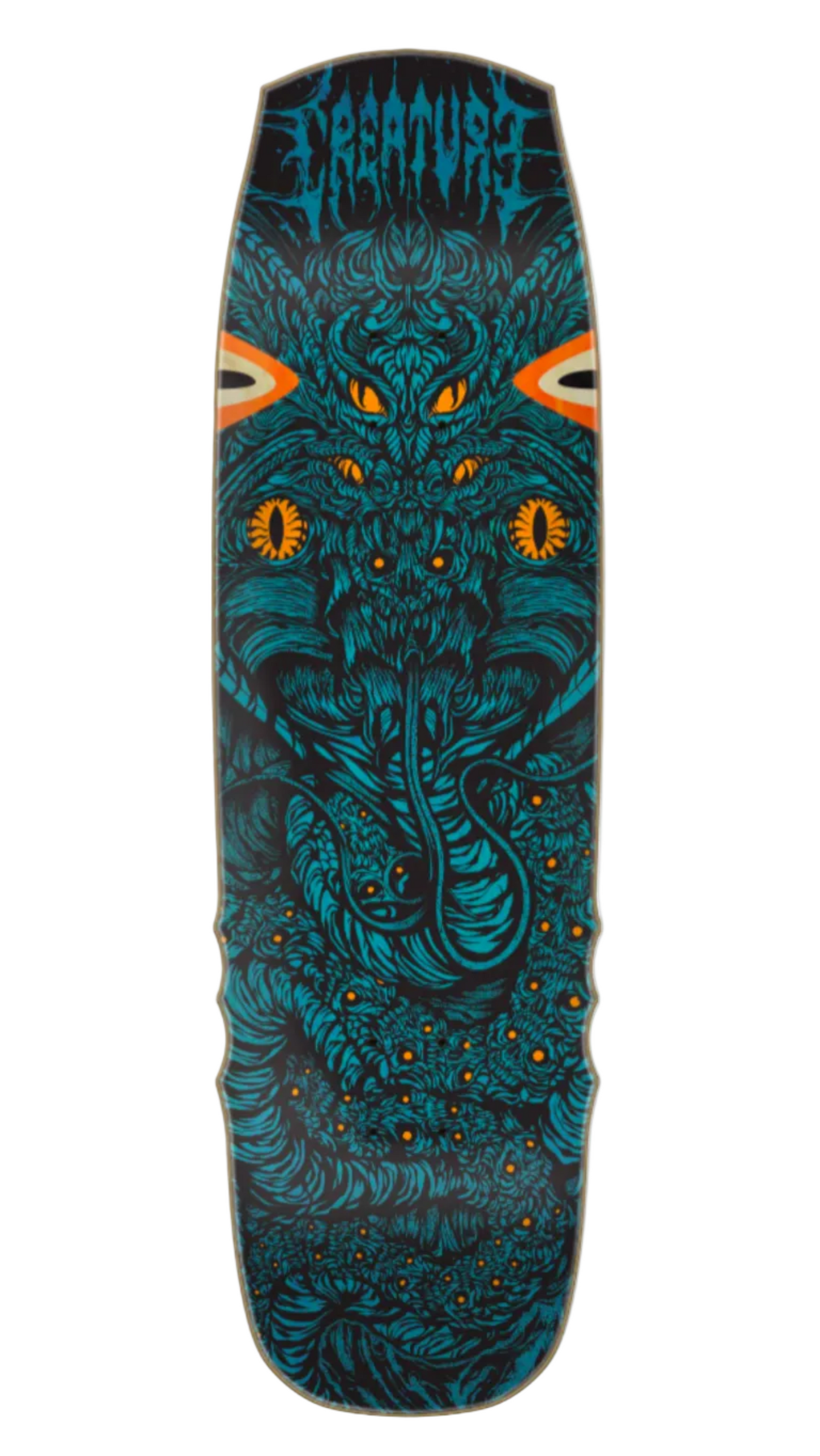 CREATURE 9.00in Sam Hitz Cobra Shaped Creature Skateboard Deck