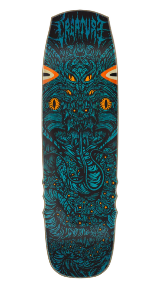 CREATURE 9.00in Sam Hitz Cobra Shaped Creature Skateboard Deck