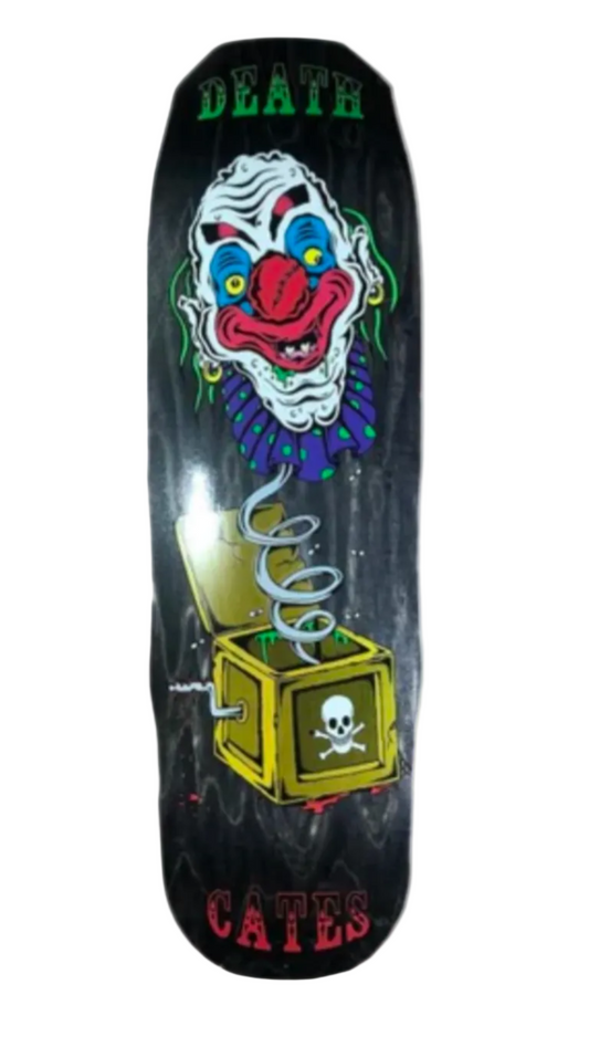 Death Cates Jack In The Box (Notch Shape) Skateboard Deck 9.1''