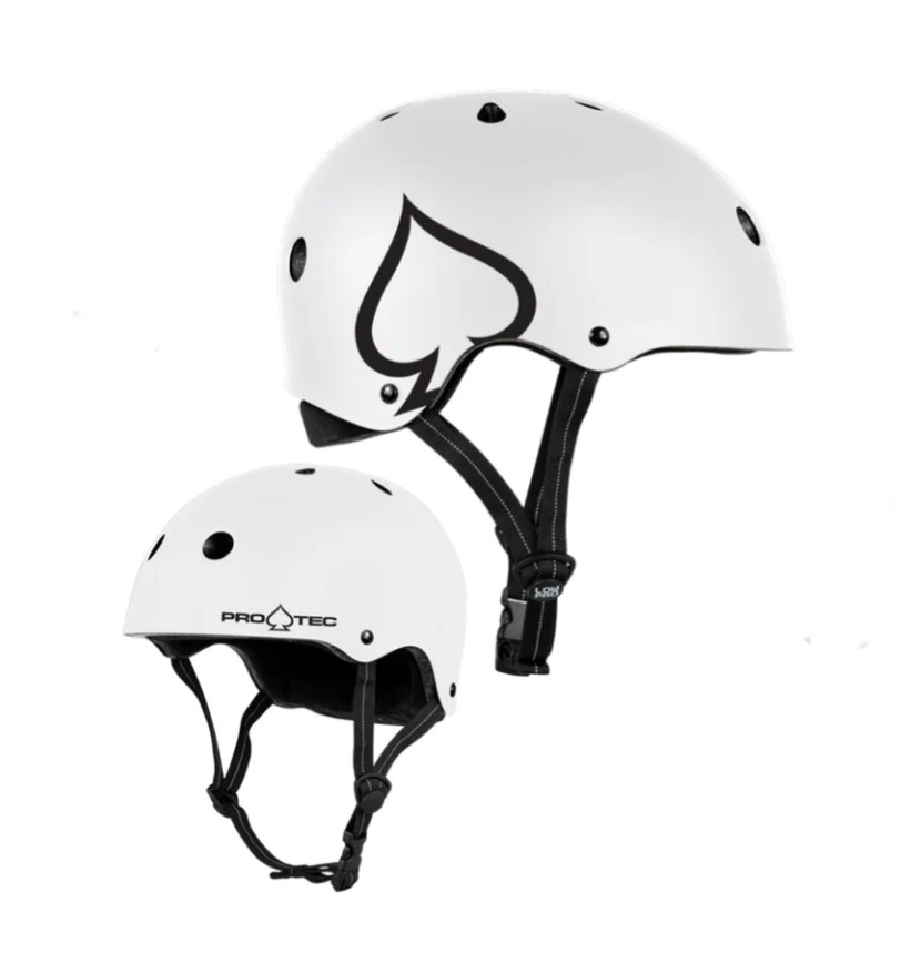Pro-Tec Low Pro Certified Helmet - White (Gloss)