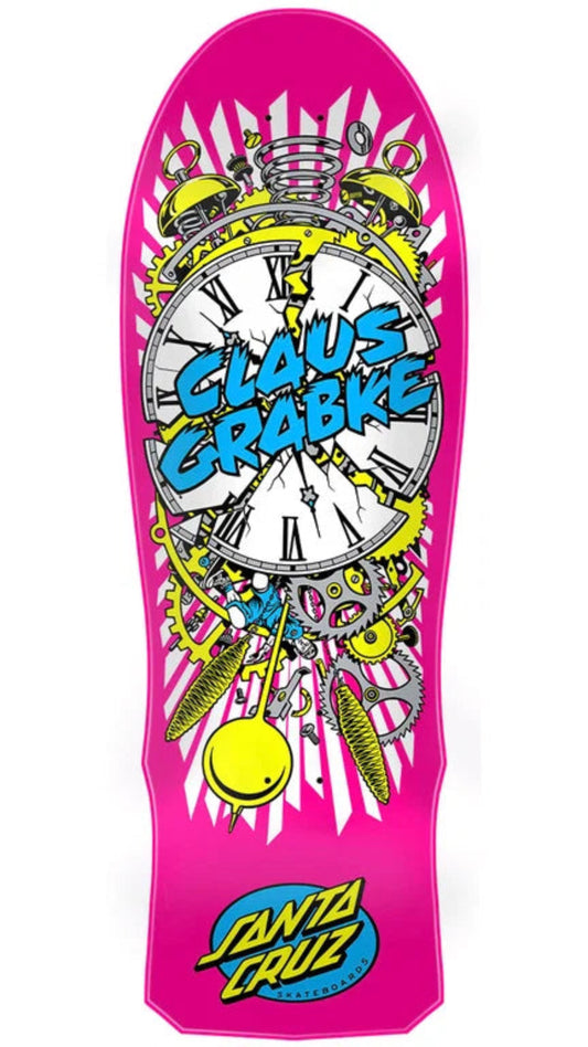 Santa Cruz Grabke Exploding Clock Reissue Skateboard Deck 10.04in x 29.83in