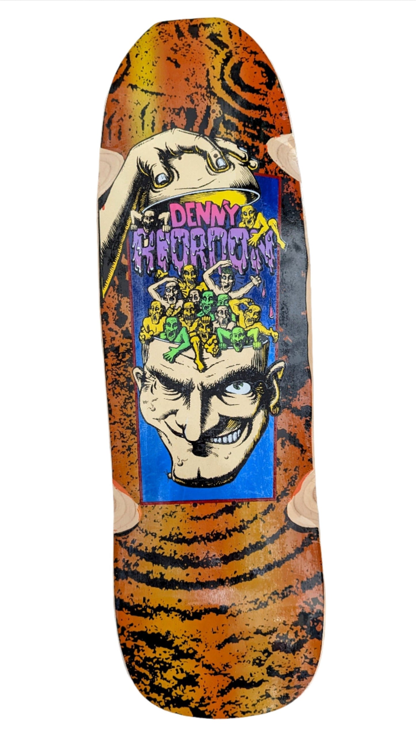 TOXIC - Denny Riordan ICARUS Deck 9.5” x 31" - ORANGE/BLACK