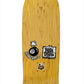 NEW DEAL Sargent Monkey Bomber SCREEN PRINTED Deck Yellow 9.625"